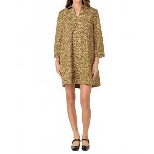 NEW 2.7 AUGUST APPAREL olivia mini dress in leopard